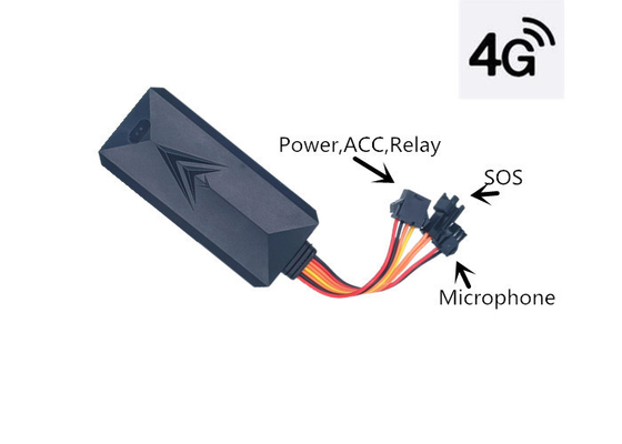 SOS Help Call Audio Monitor 4G GPS Tracker Widely Voltage For Scooter Motor
